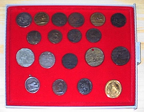 Some of the medals described by Charles Farthing.