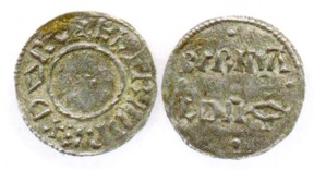 Alfred the Great - 1d Canterbury AD871-891