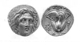 Rhodes - Ar Didrachm