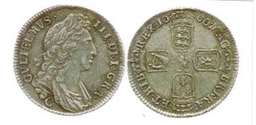 Chester - 1/- William III