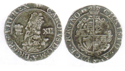 Aberwystwyth - 1/- Charles I